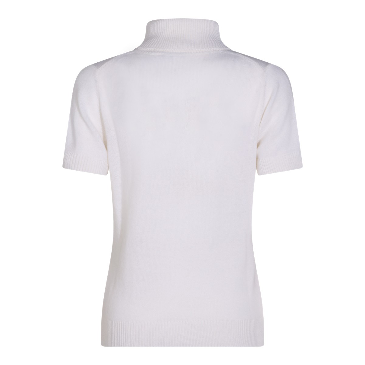 WHITE CASHMERE KNITWEAR