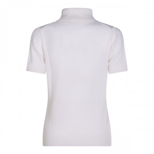 WHITE CASHMERE KNITWEAR