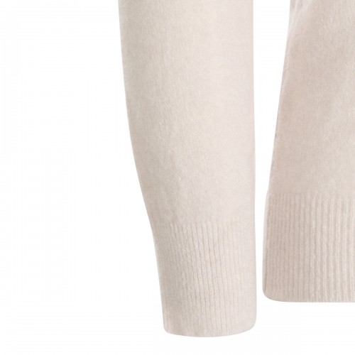 WHITE WOOL KNITWEAR