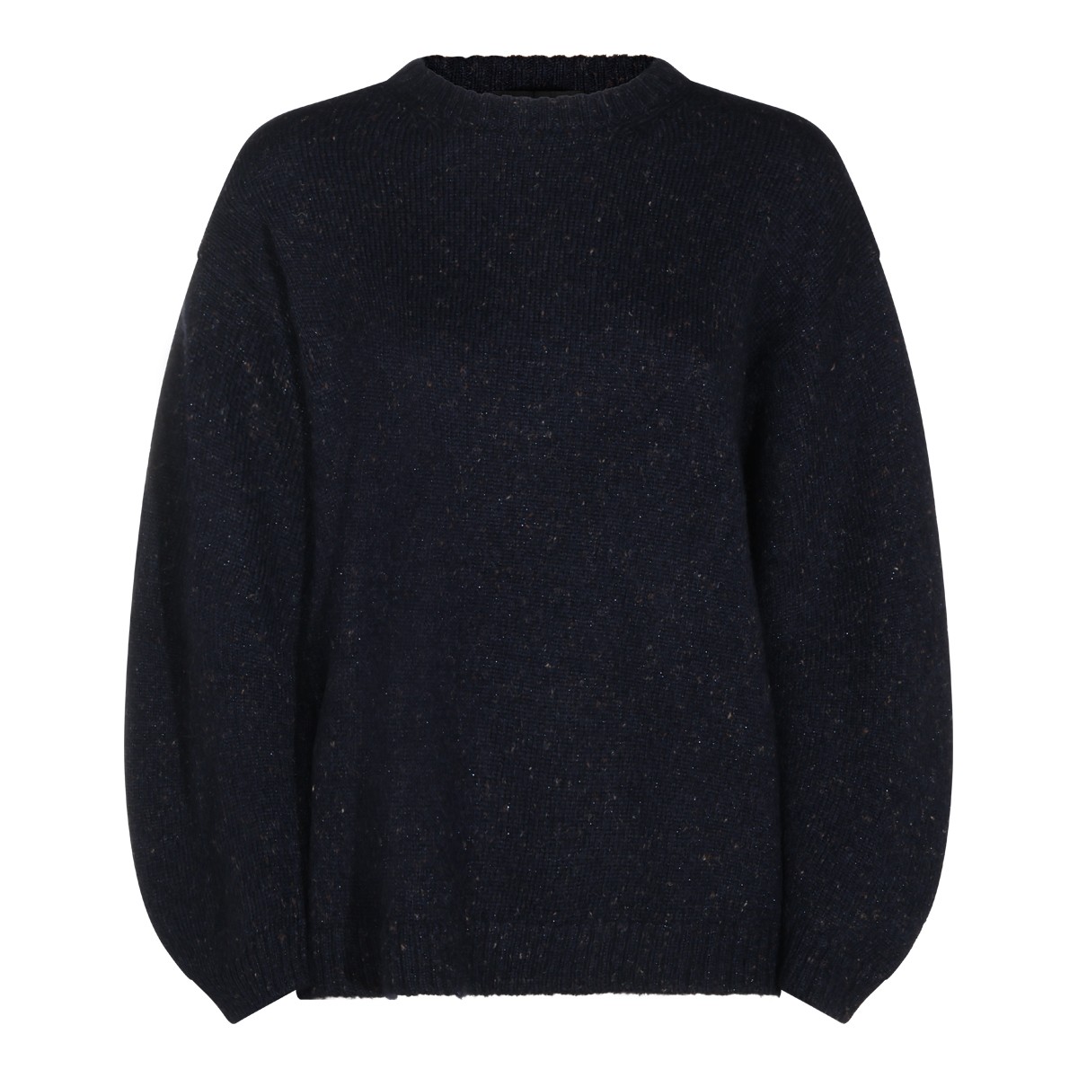 NIGHT BLUE WOOL BLEND SWEATER