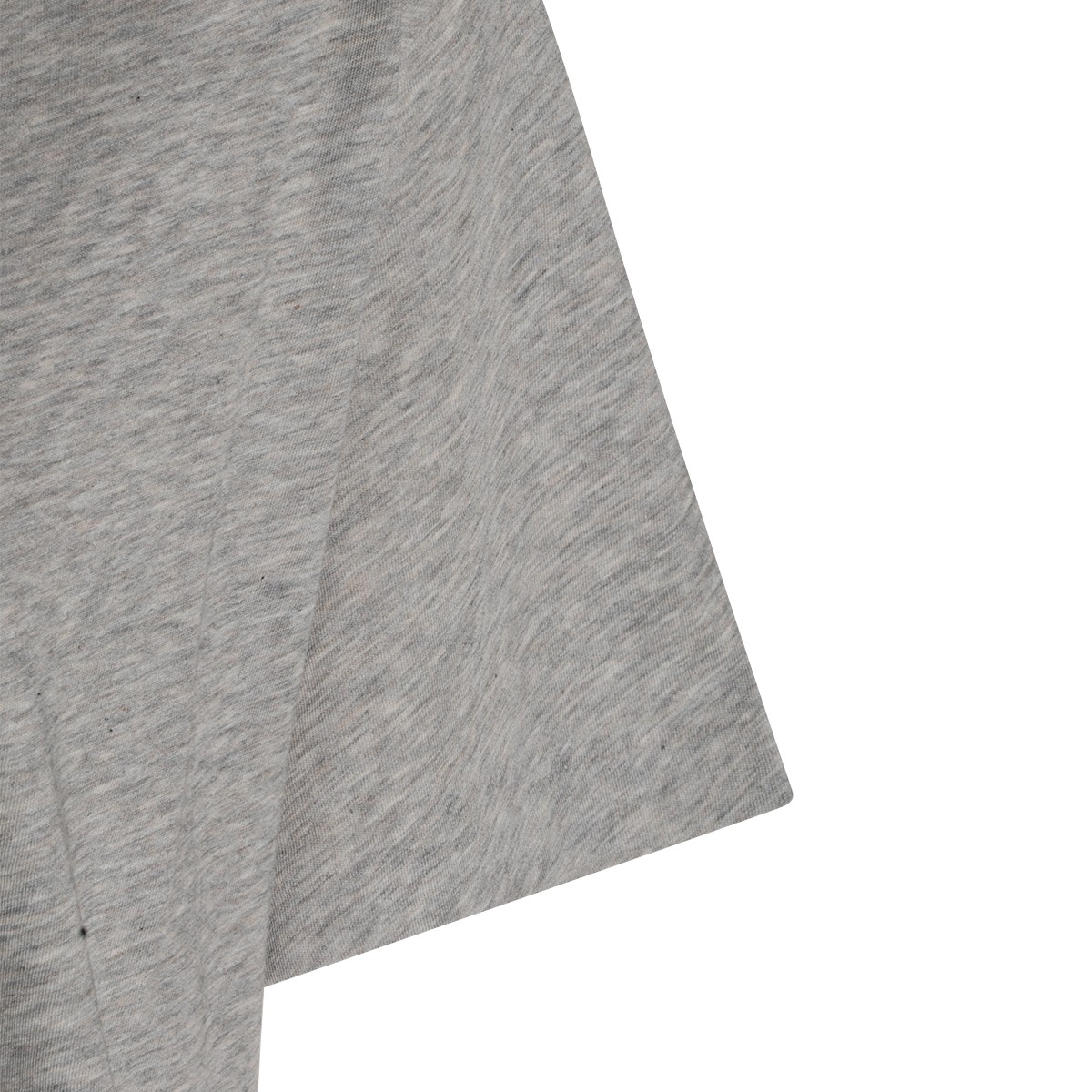 LIGHT GREY MELANGE COTTON DERA TOP