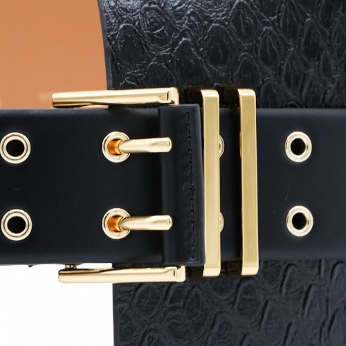 BLACK AND GOLD BELT