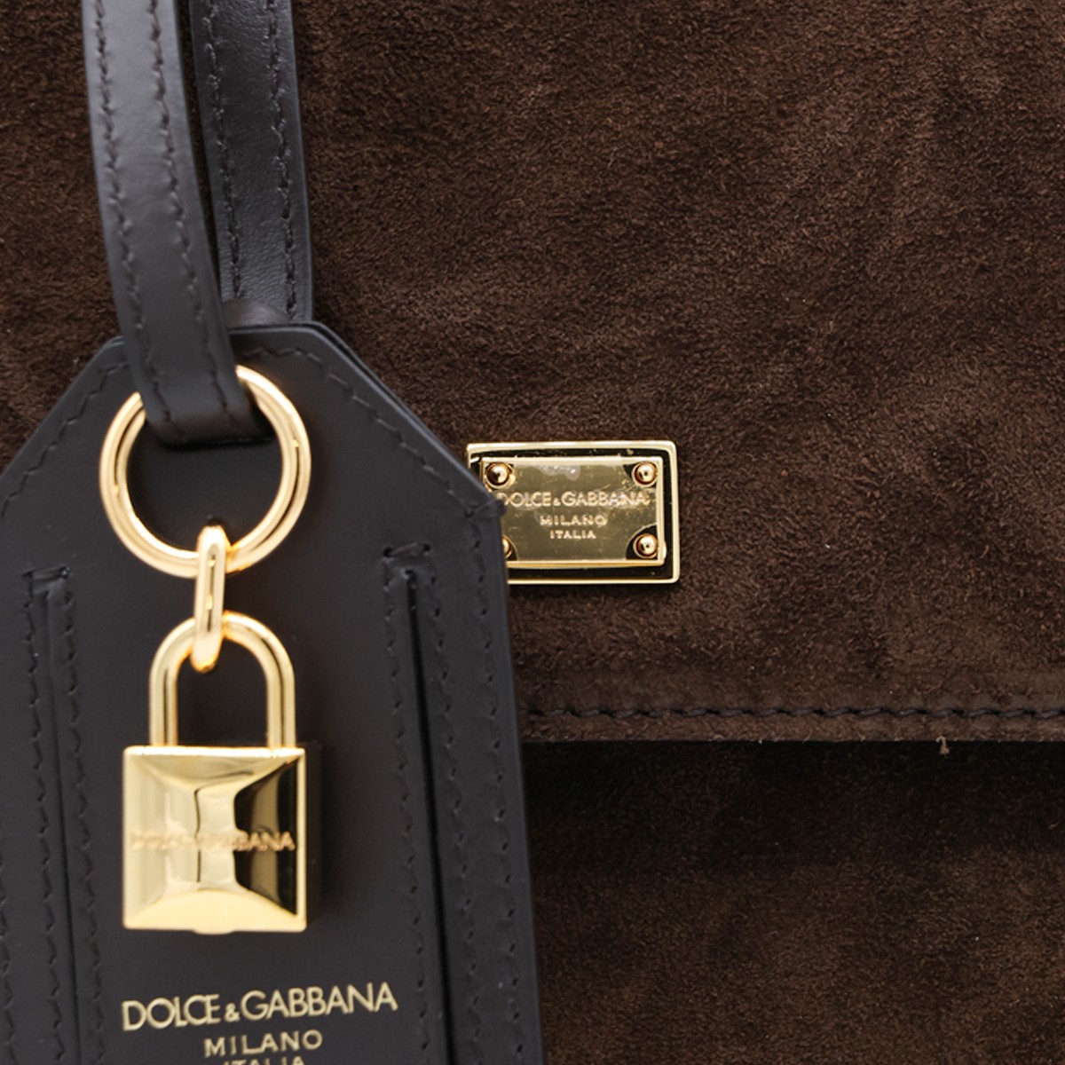 BROWN LEATHER TOP HANDLE BAG