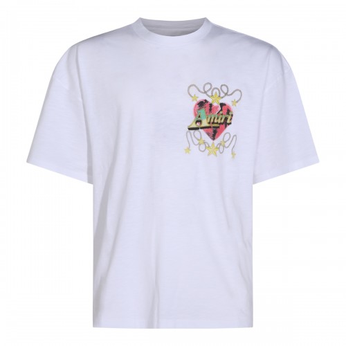 WHITE COTTON T-SHIRT