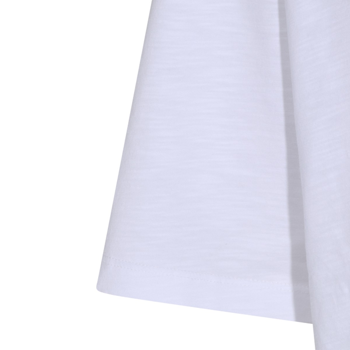 WHITE COTTON T-SHIRT