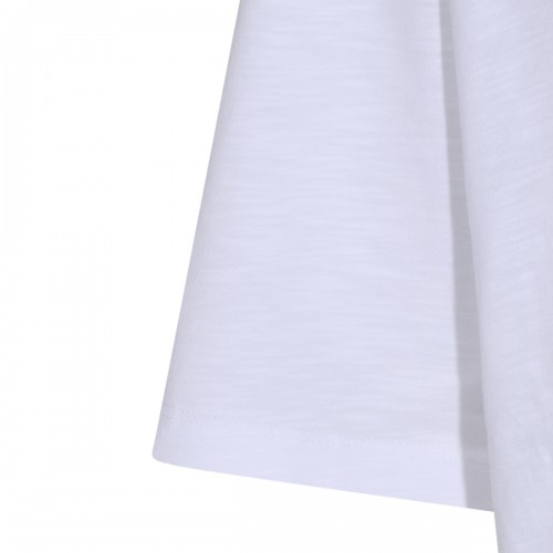 WHITE COTTON T-SHIRT