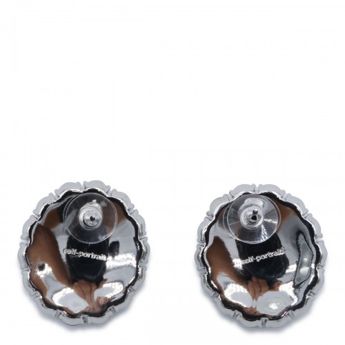 OVAL CRYSTAL PEARL EARRINGS 2