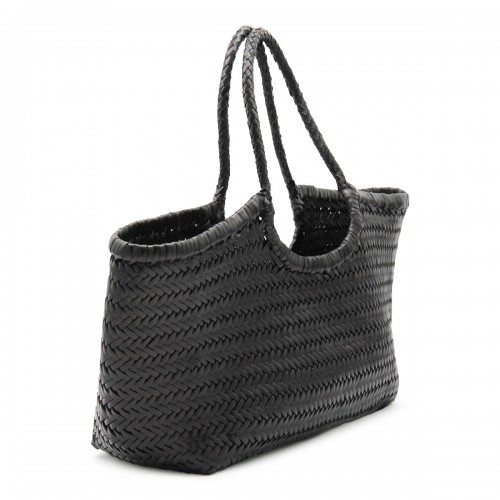 BLACK LEATHER NANTUCKET BIG... 2