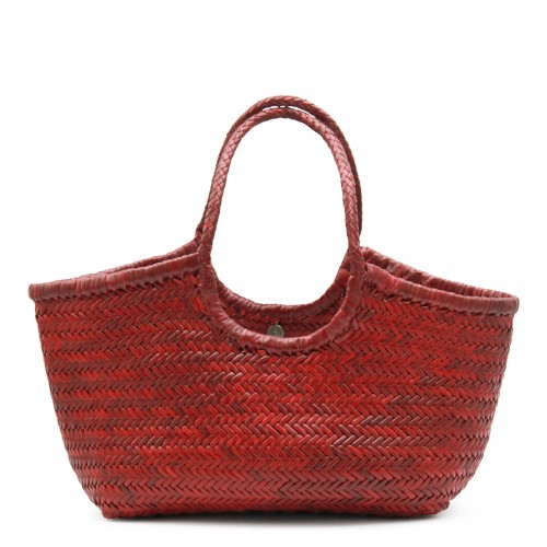RED LEATHER NANTUCKET BIG...