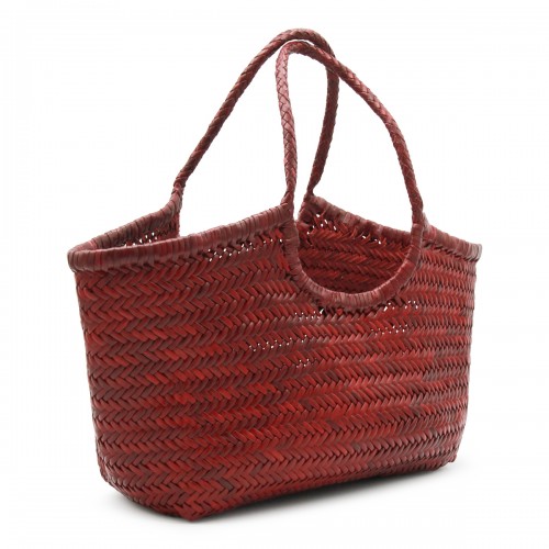 RED LEATHER NANTUCKET BIG... 2