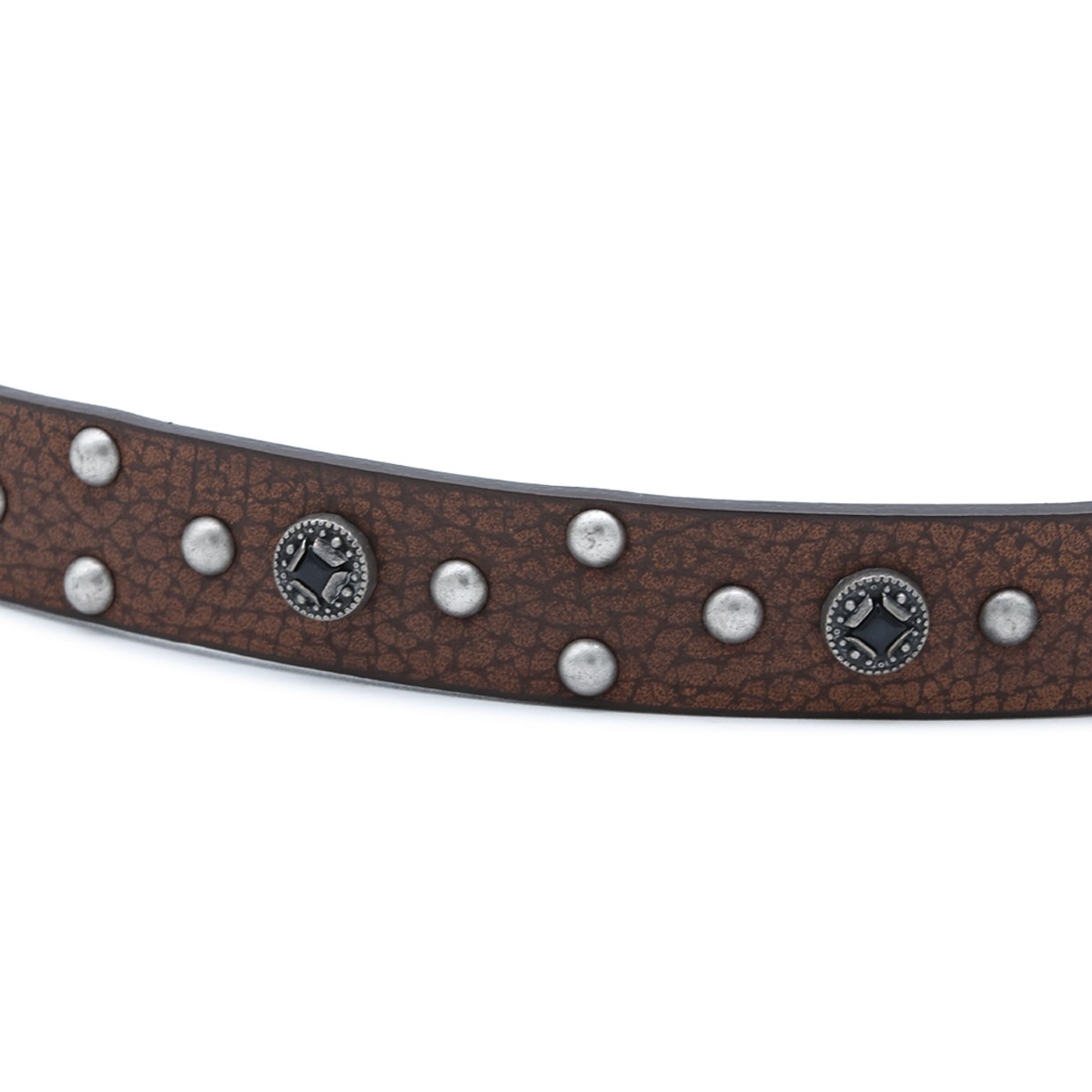 OLD BROWN LEATHER BELT