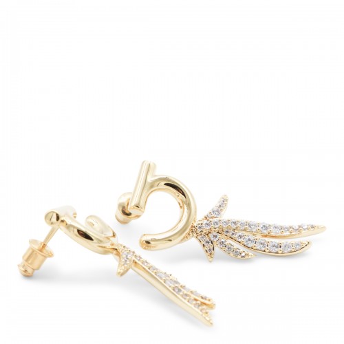GOLD METAL EARRINGS