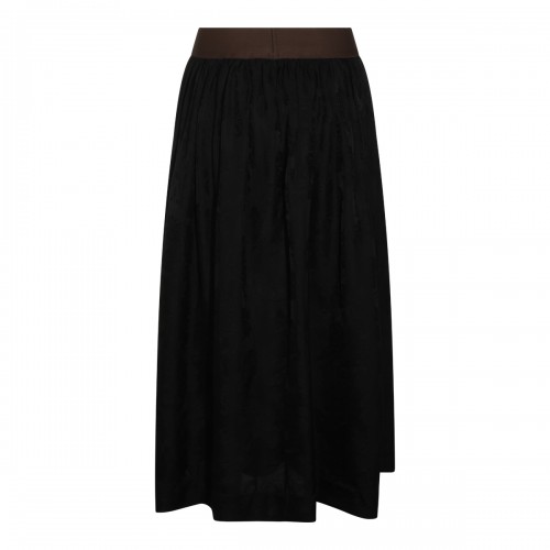 BLACK MIDI SKIRT 2