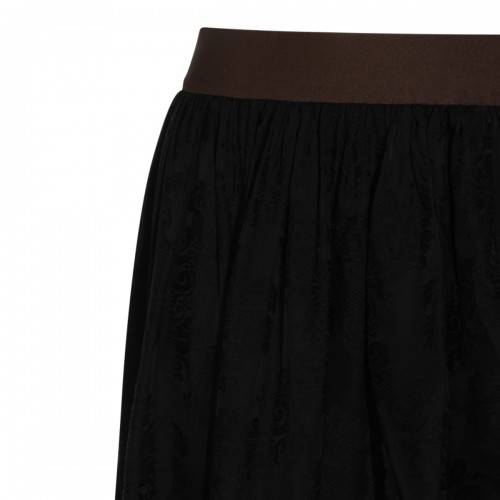 BLACK MIDI SKIRT