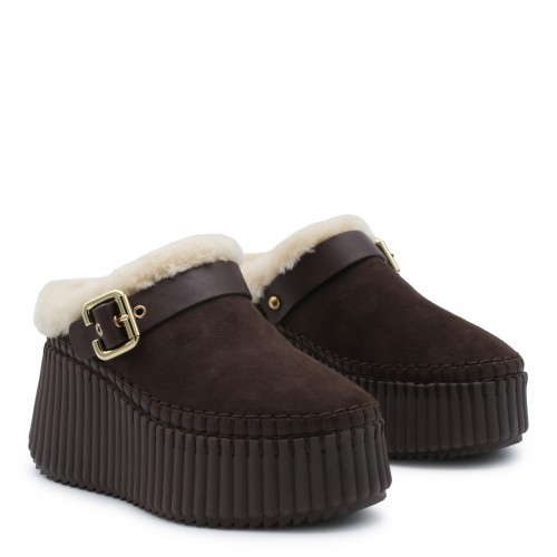 DARK BROWN LEATHER SNEAKERS 2