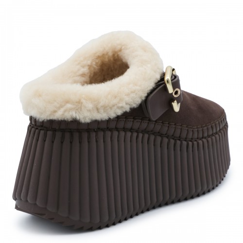 DARK BROWN LEATHER SNEAKERS