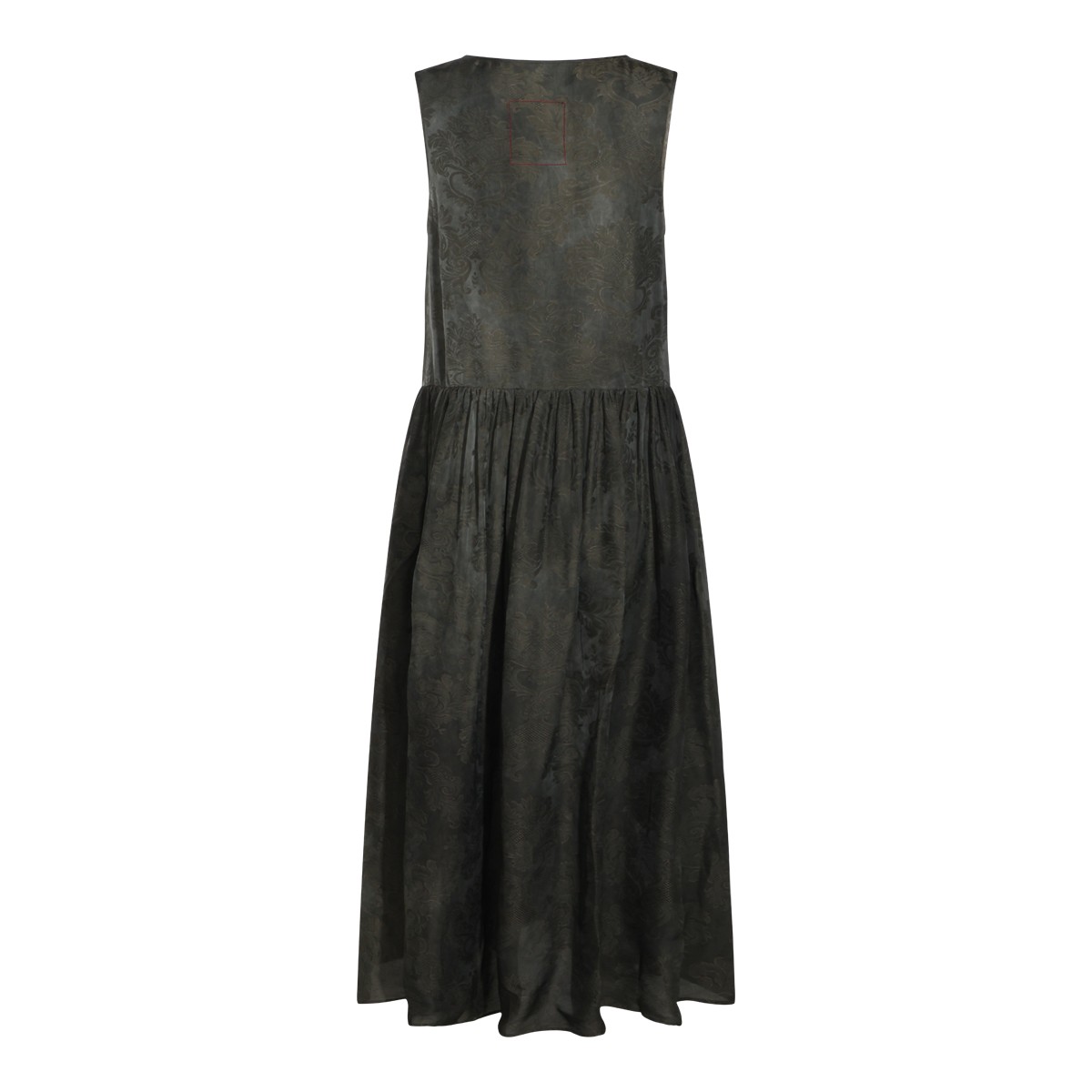 DARK GREEN MIDI DRESS