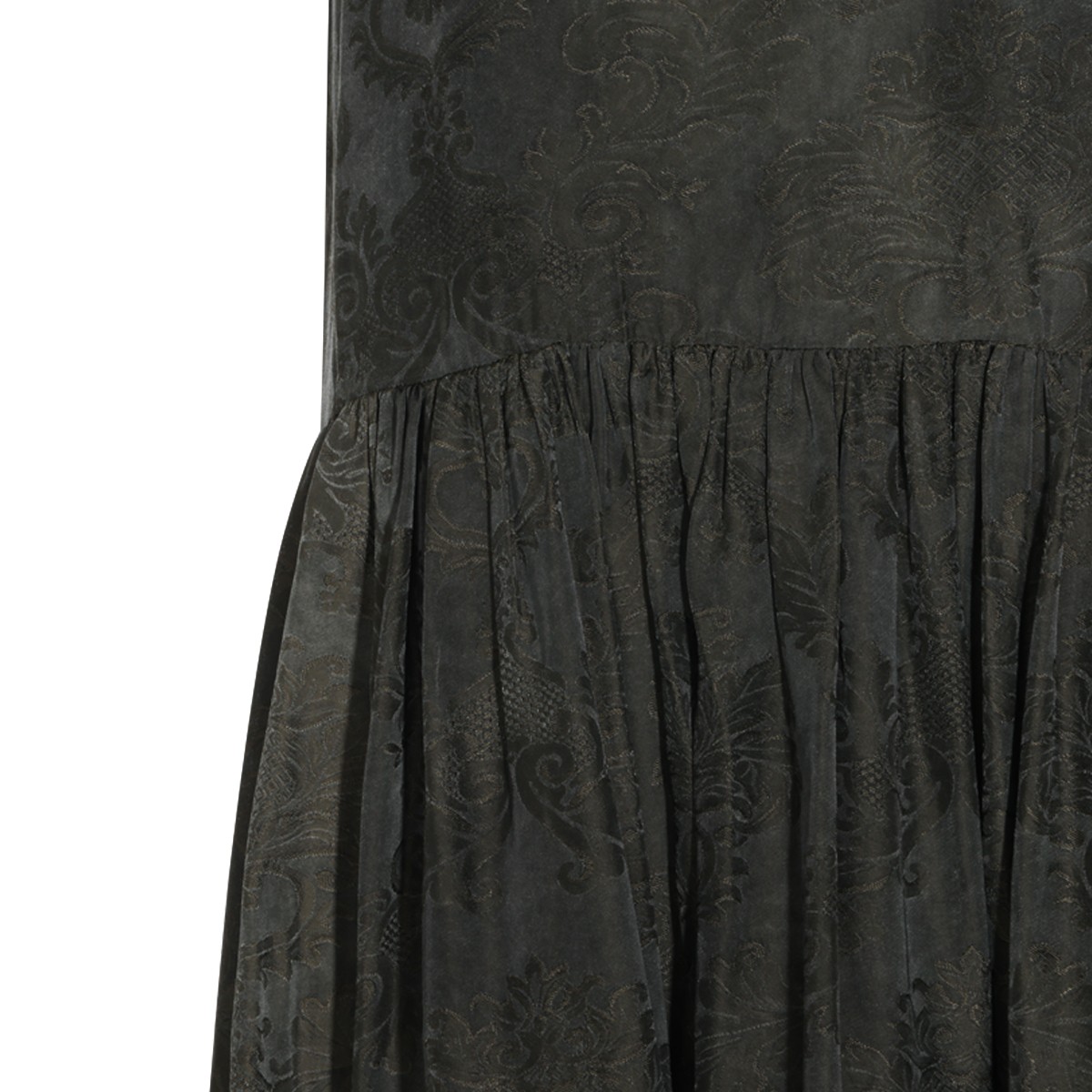 DARK GREEN MIDI DRESS