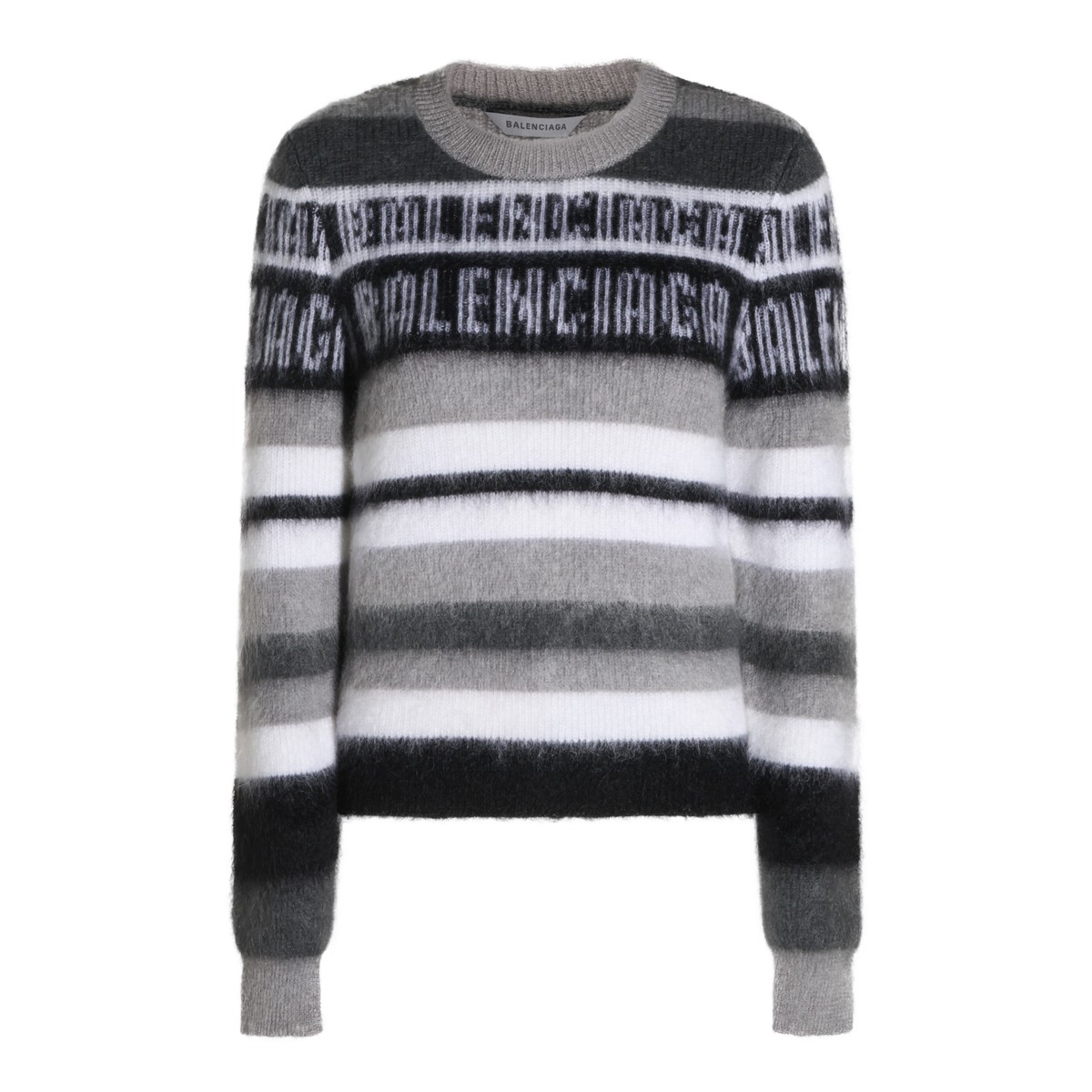 BLACK AND GREY KNITWEAR