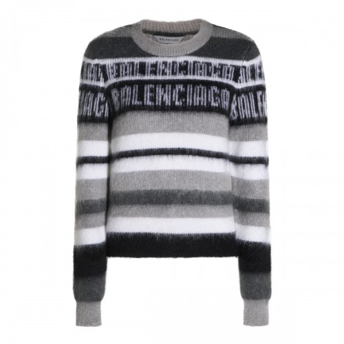 BLACK AND GREY KNITWEAR