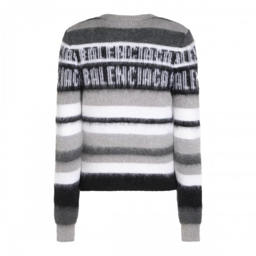 BLACK AND GREY KNITWEAR