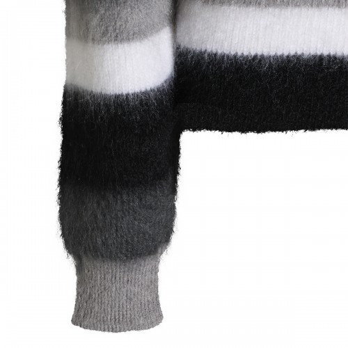 BLACK AND GREY KNITWEAR