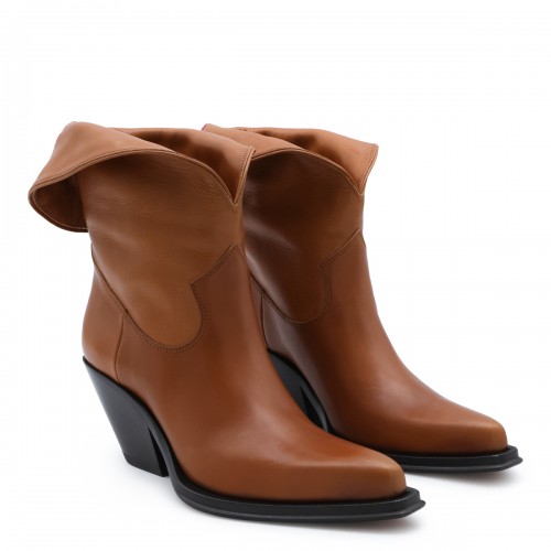BROWN LEATHER BOOTS