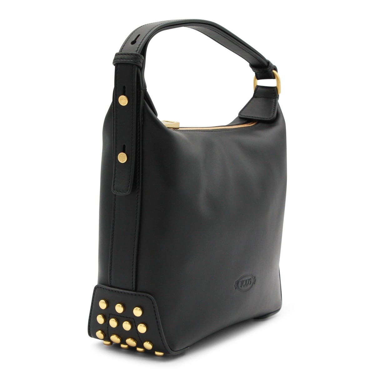 BLACK LEATHER METAL DOTS MINI...