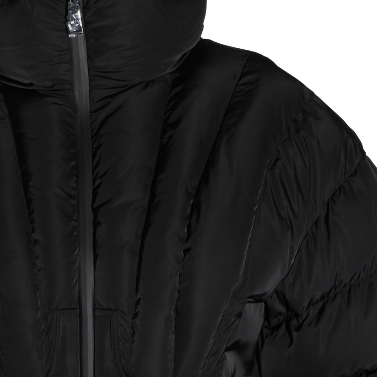 BLACK PUFFER DOWN JACKET