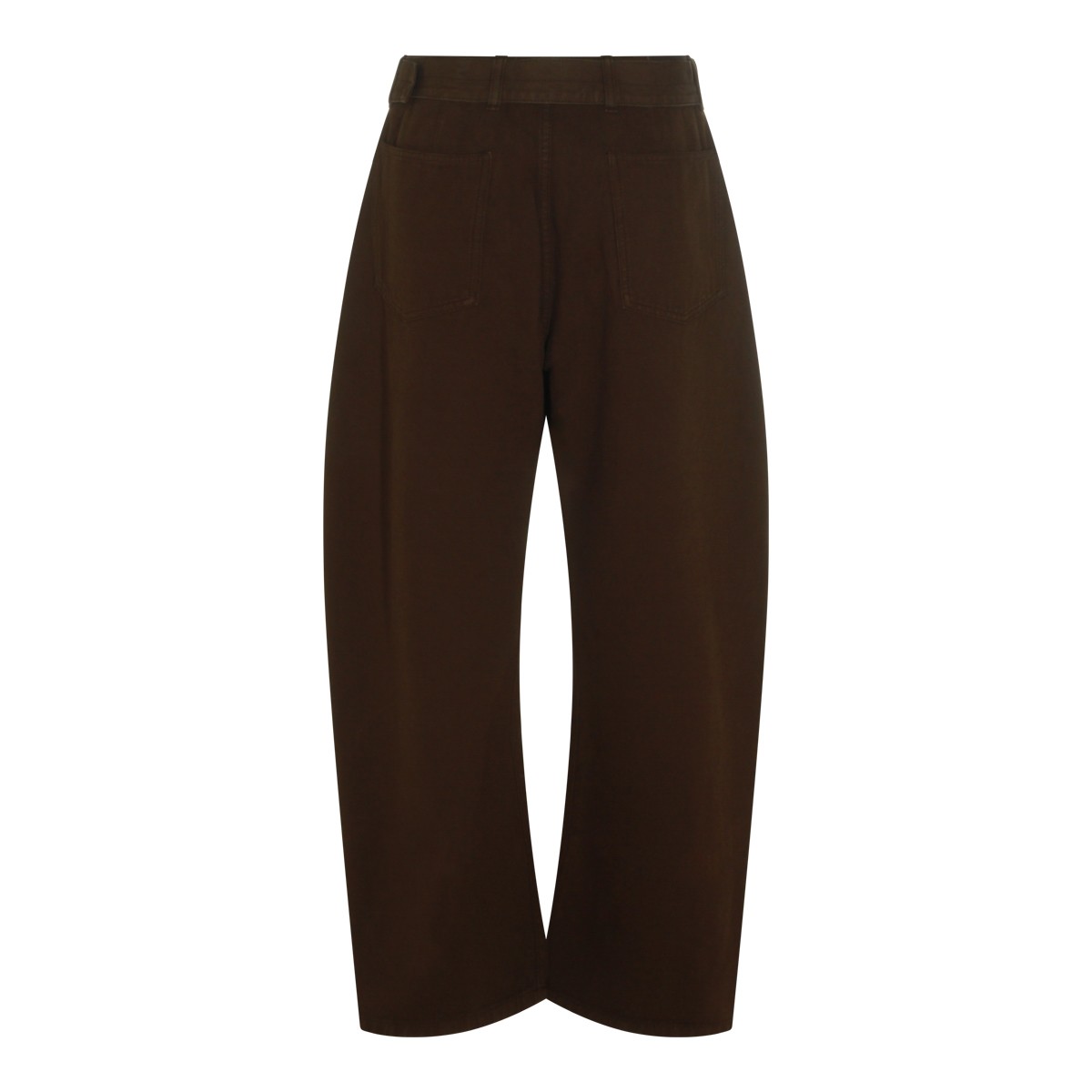RISTRETTO COTTON TWISTED BELTED PANTS