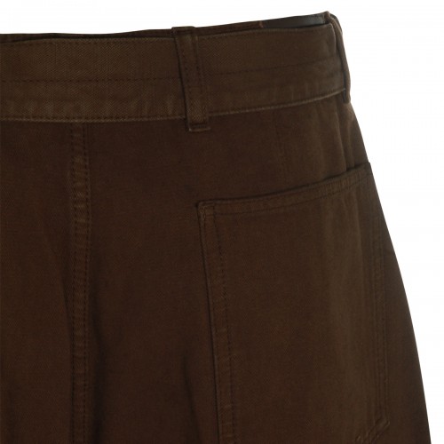 RISTRETTO COTTON TWISTED BELTED PANTS