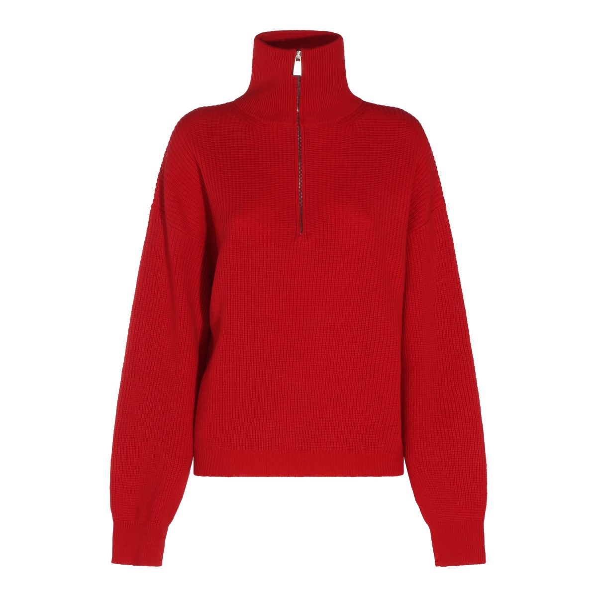 POWER RED CASHMERE POLO SHIRT