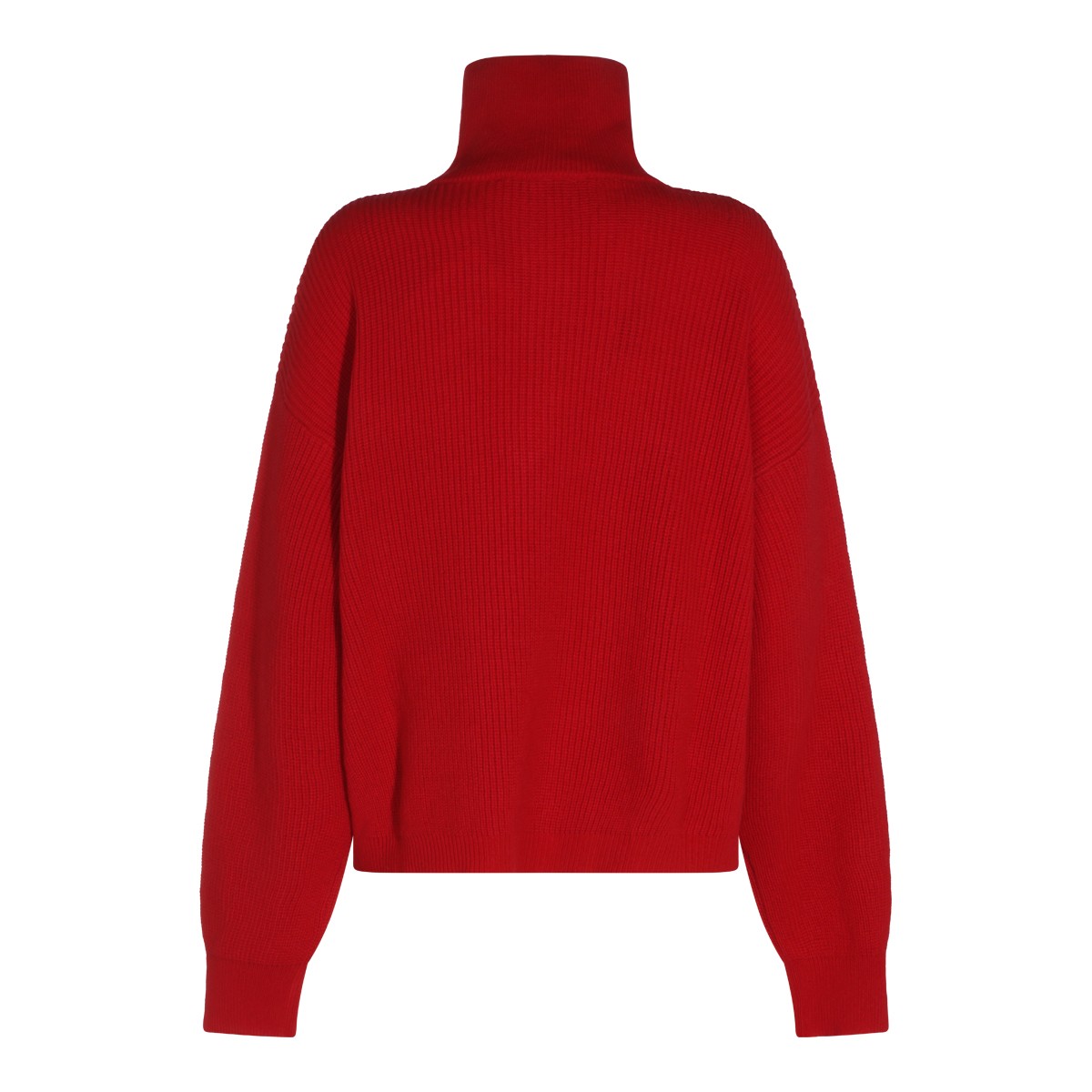 POWER RED CASHMERE POLO SHIRT