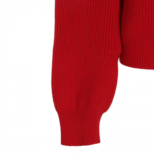 POWER RED CASHMERE POLO SHIRT