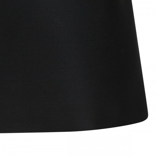 BLACK WOOL AND SILK BLEND MINI DRESS