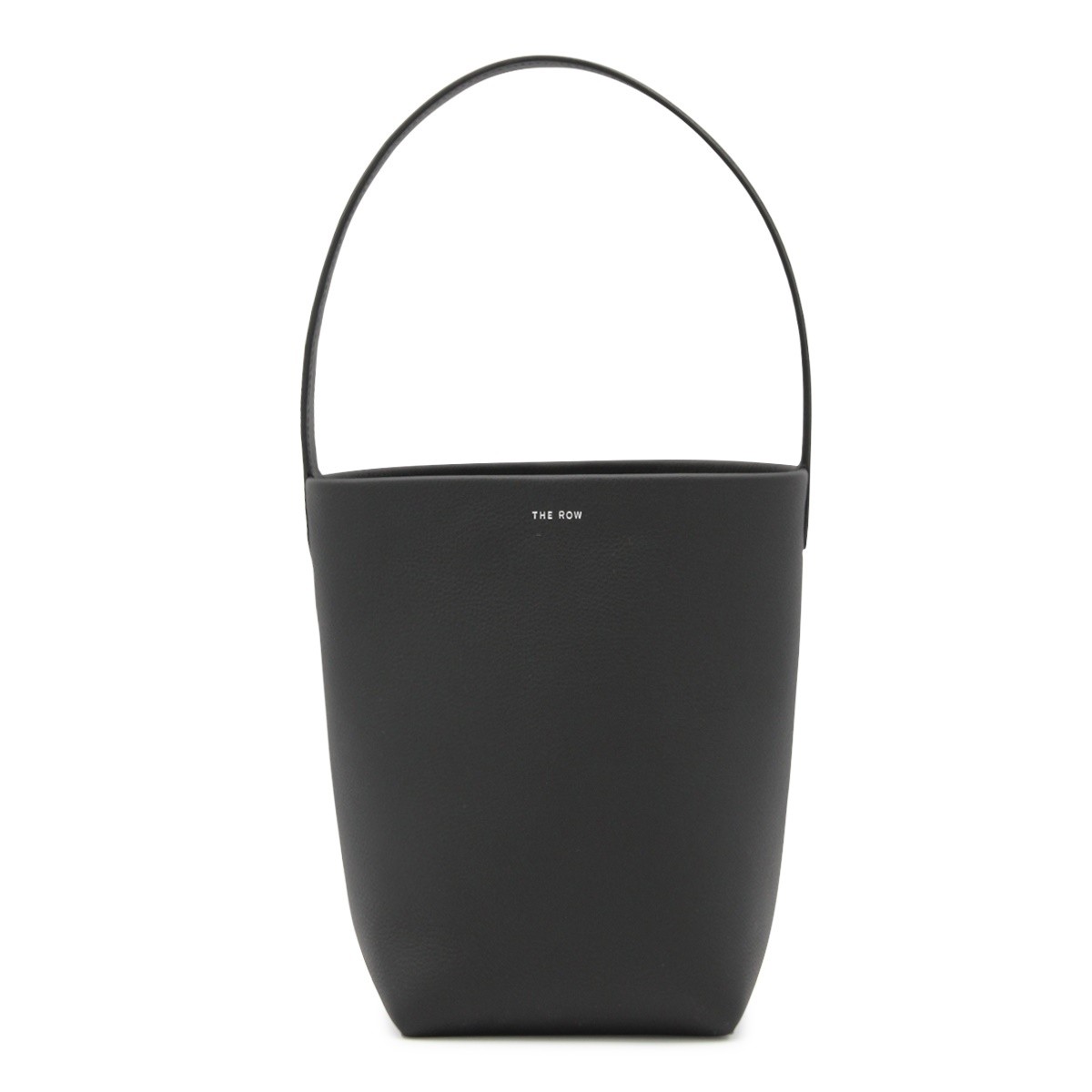 BLACK LEATHER SMALL N/S PARK TOTE