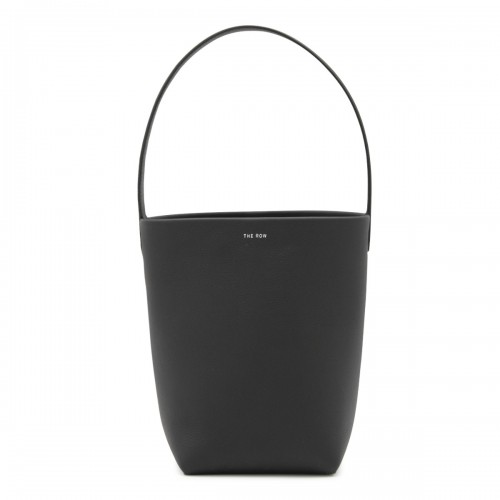 BLACK LEATHER SMALL N/S PARK TOTE