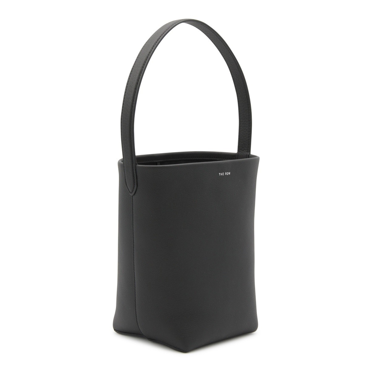 BLACK LEATHER SMALL N/S PARK TOTE