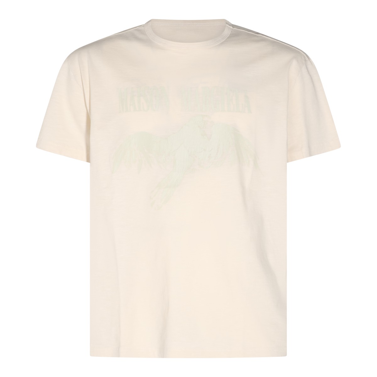 WHITE COTTON T-SHIRT
