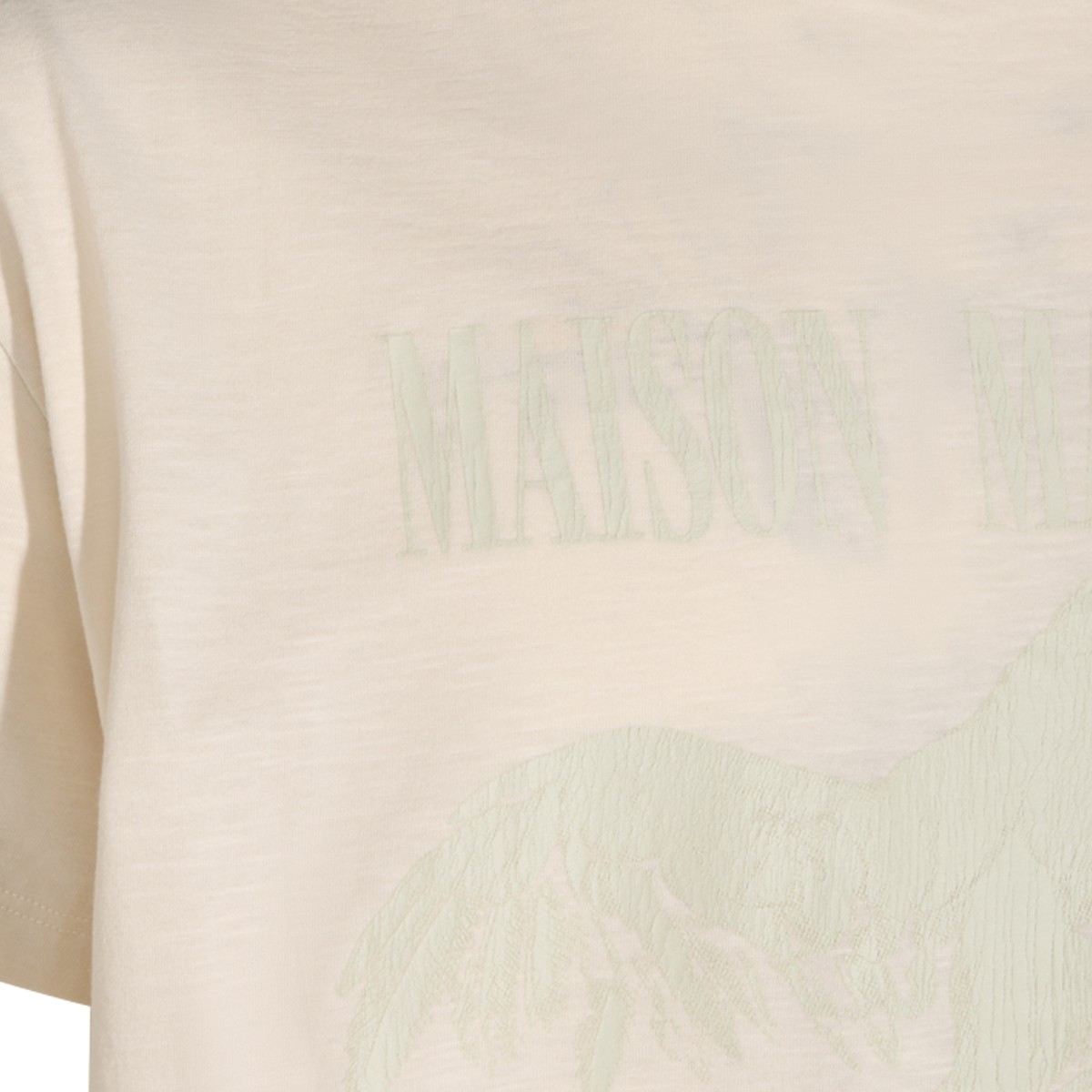 WHITE COTTON T-SHIRT