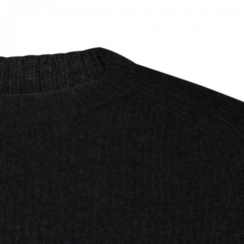 BLACK VIRGIN WOOL SWEATER
