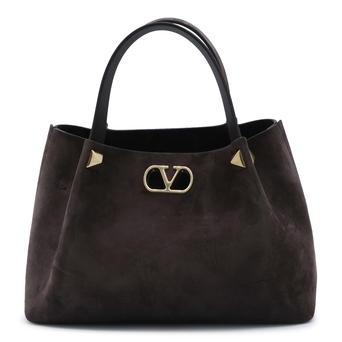BROWN LEATHER SMALL TOTE