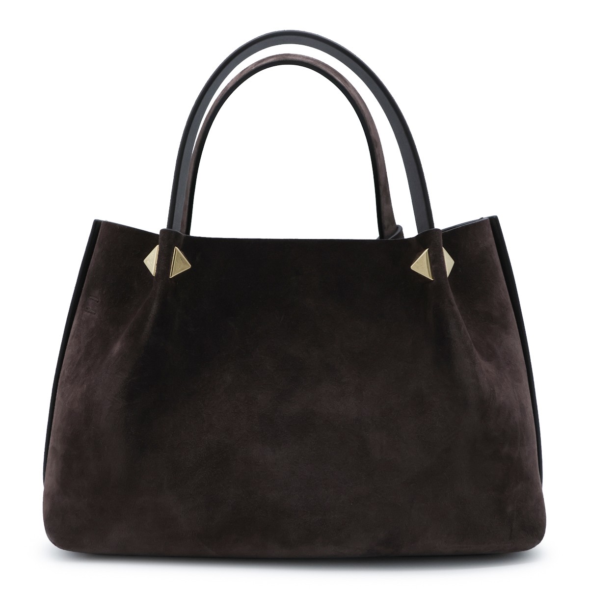 BROWN LEATHER SMALL TOTE