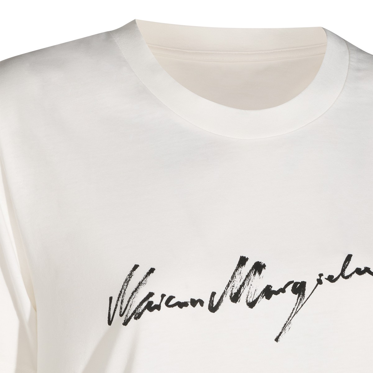 WHITE COTTON T-SHIRT