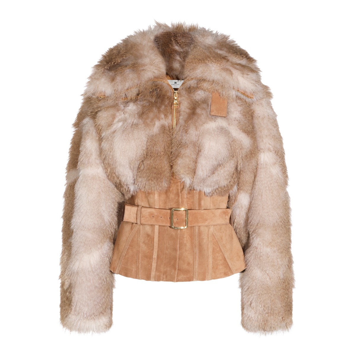 BEIGE FUR JACKET