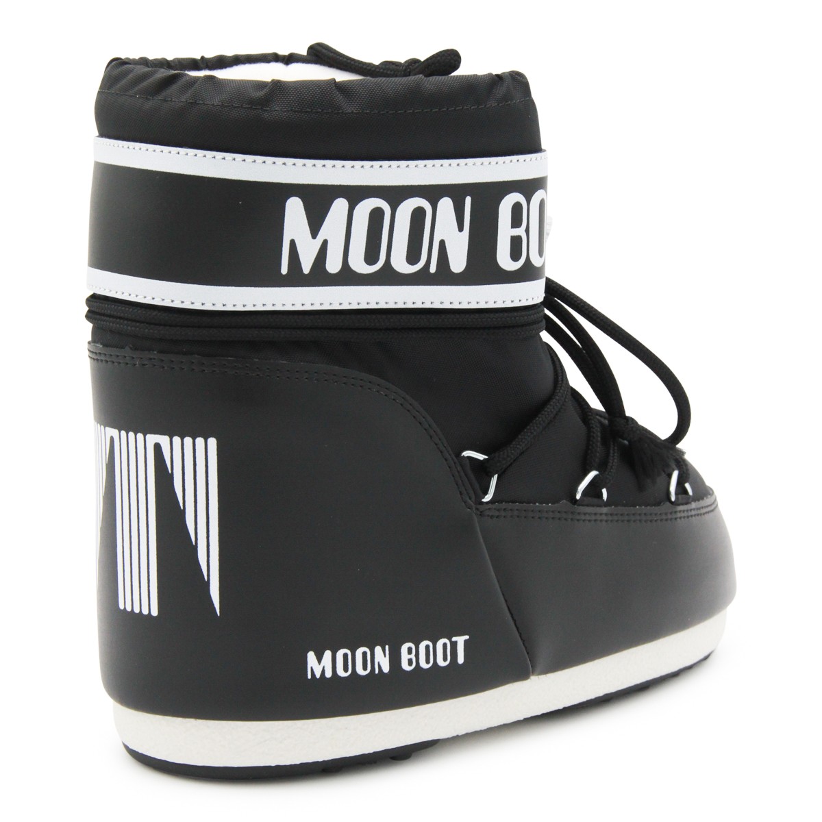 BLACK ICON LOW NYLON BOOTS