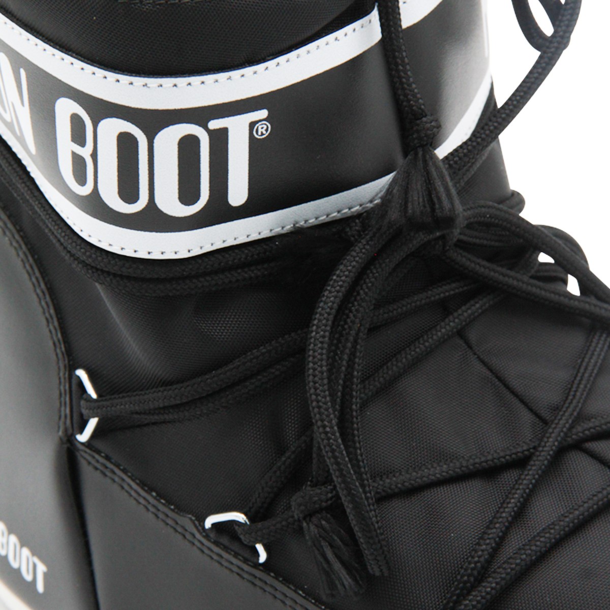 BLACK ICON LOW NYLON BOOTS