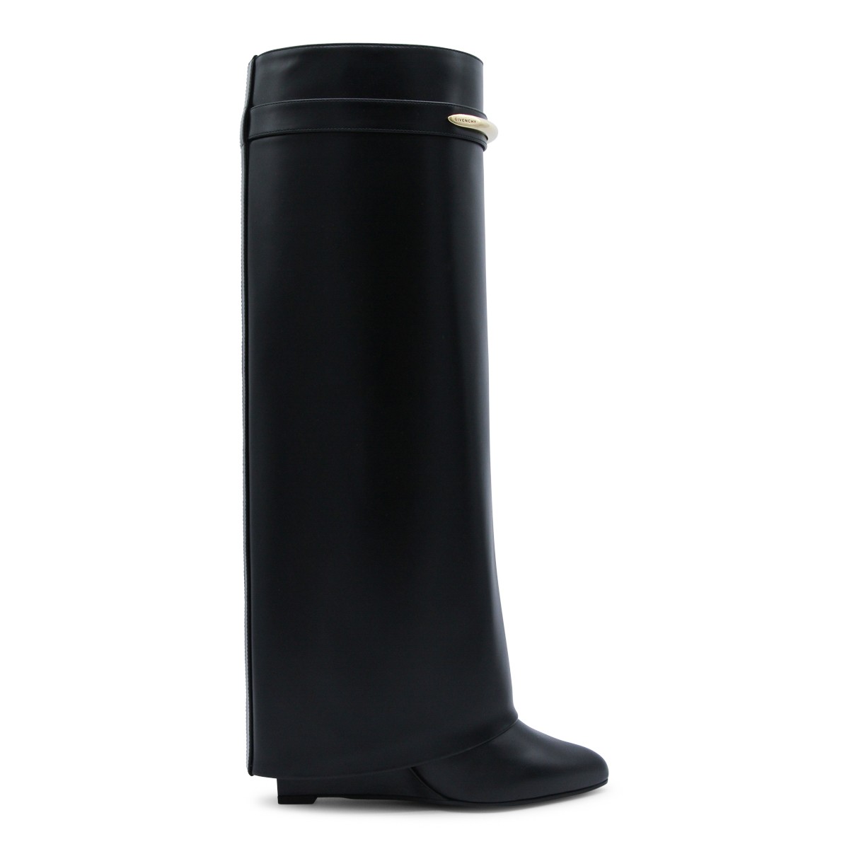 BLACK LEATHER BOOTS