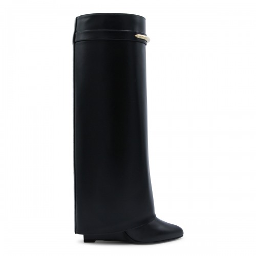 BLACK LEATHER BOOTS