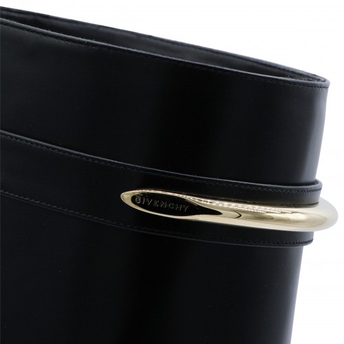 BLACK LEATHER BOOTS